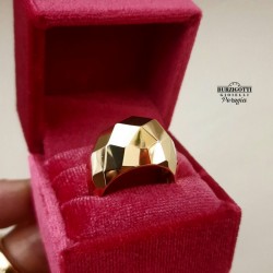 Anello scultura oro 18kt