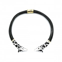 Collana due teste giraffa...