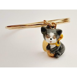 Bracciale charms gatto...