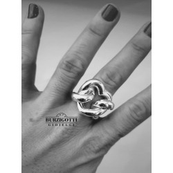 Anello groumette cuore