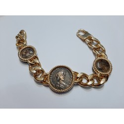 Bracciale tre monete romane